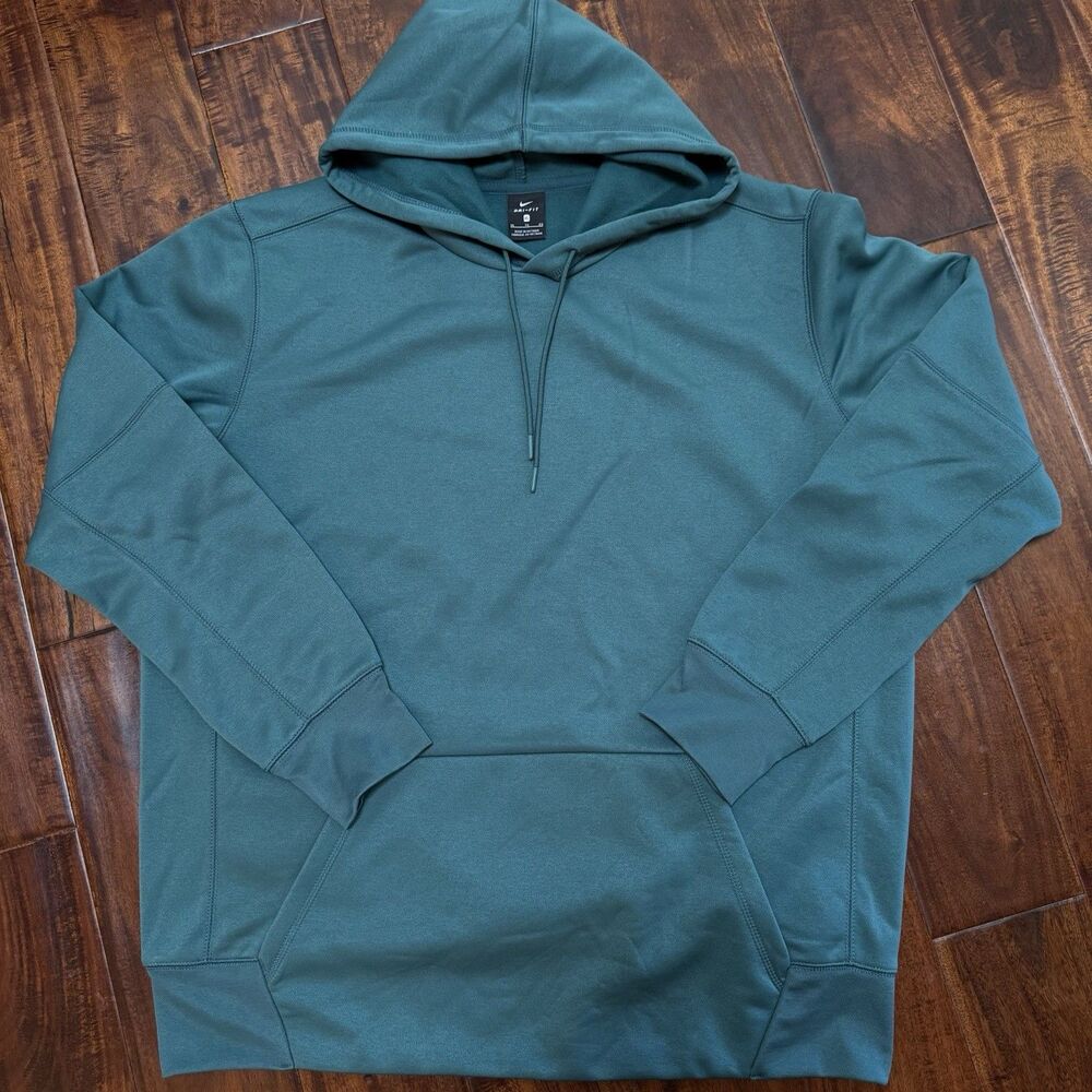 Nike Therma-FIT Performance Eagles Midnight Green Blank Hoodie